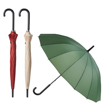 １６本骨ベーシックカラー傘