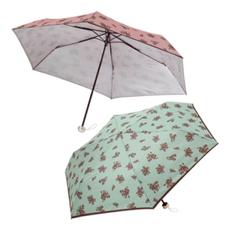 セピアローズ／晴雨兼用折りたたみ傘