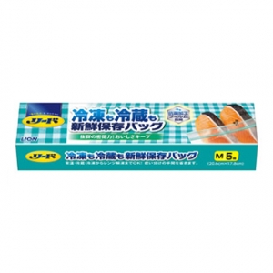 リード 冷凍も冷蔵も新鮮保存バッグ M5枚 箱入