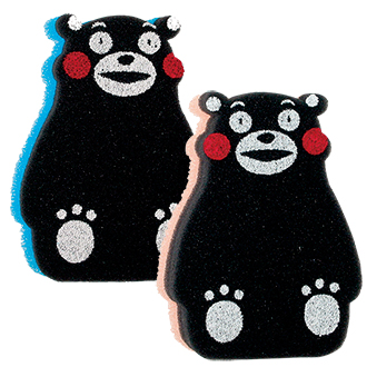 KUMAMON.キッチンスポンジ２個セット