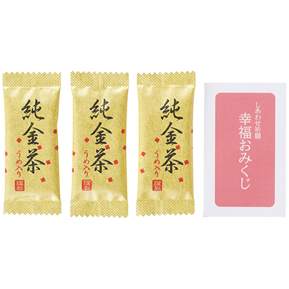 梅入り純金茶 3包(おみくじ付)