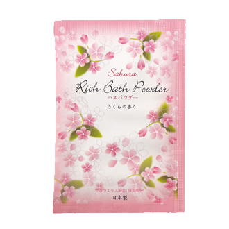 入浴料 リッチバスパウダー 桜