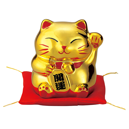 金彩招き猫貯金箱