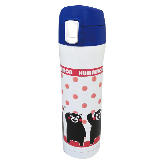 くまモンのワンプッシュ真空ステンレスボトル４８０ｍｌ