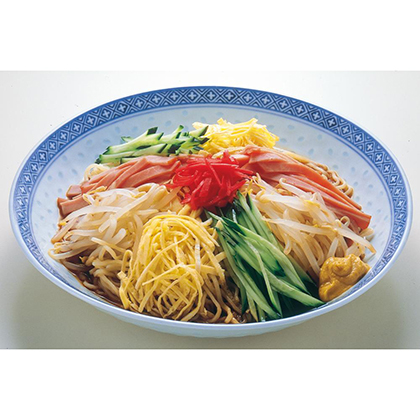極旨そば屋の冷し中華2人前