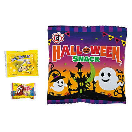 ハロウィン手提袋入お菓子3点