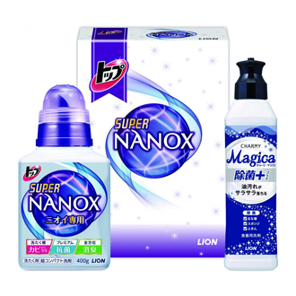 トップスーパーＮＡＮＯＸ（ニオイ専用）＆ＣＨＡＲＭＹＭａｇｉｃａ（除菌プラス）ギフト２点セット