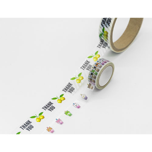 クリアマスキングテープ15mm巾×10m巻